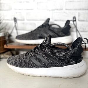 Adidas Cloudfoam Black and Gray Sneakers Shoes Size 10